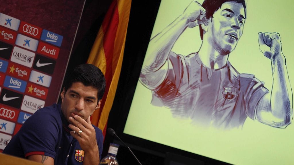 Suarez on nyt Barcan mies.