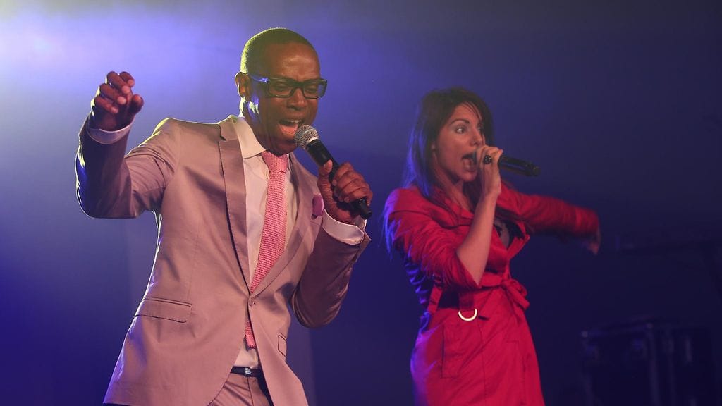 Coco Jambo -hitistä tunnettu Mr. President esiintyi Helsingin Suvilahdessa perjantaina.