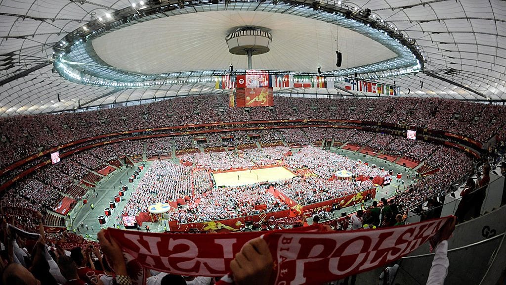 Lentopallon MM-kisojen avajaiset.