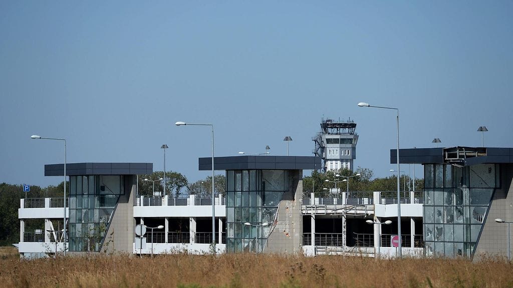 Arkistokuvaa Donetskin lentokentältä 2. syyskuuta 2014.