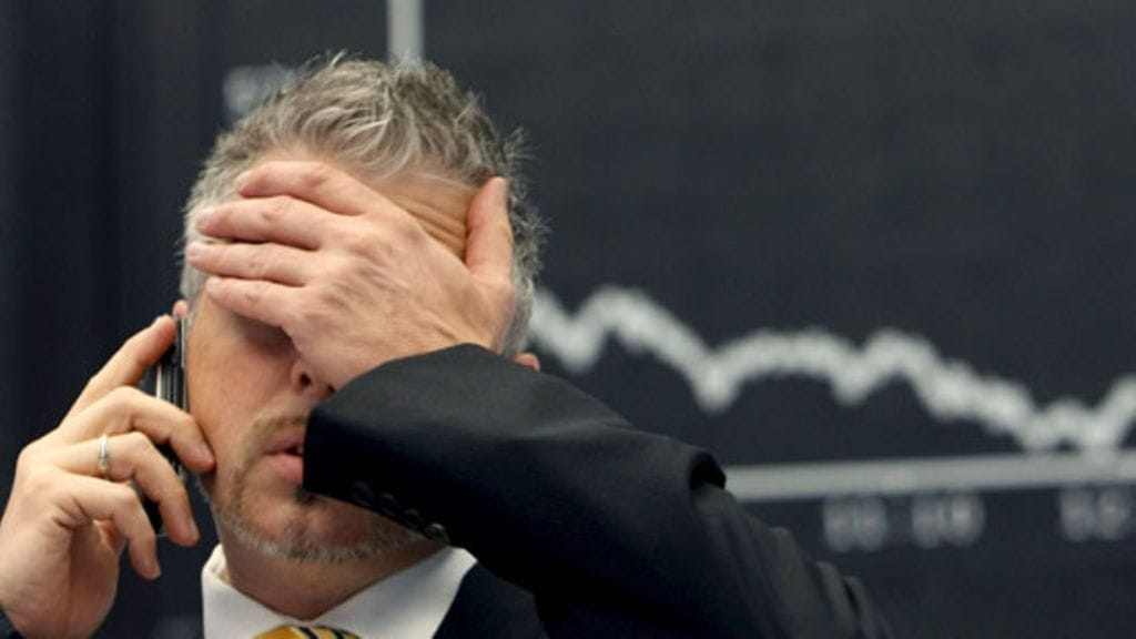 Yhdysvaltojen ja Saksan surkeat talousluvut saivat pörssin laskuun. Kuvituskuva.