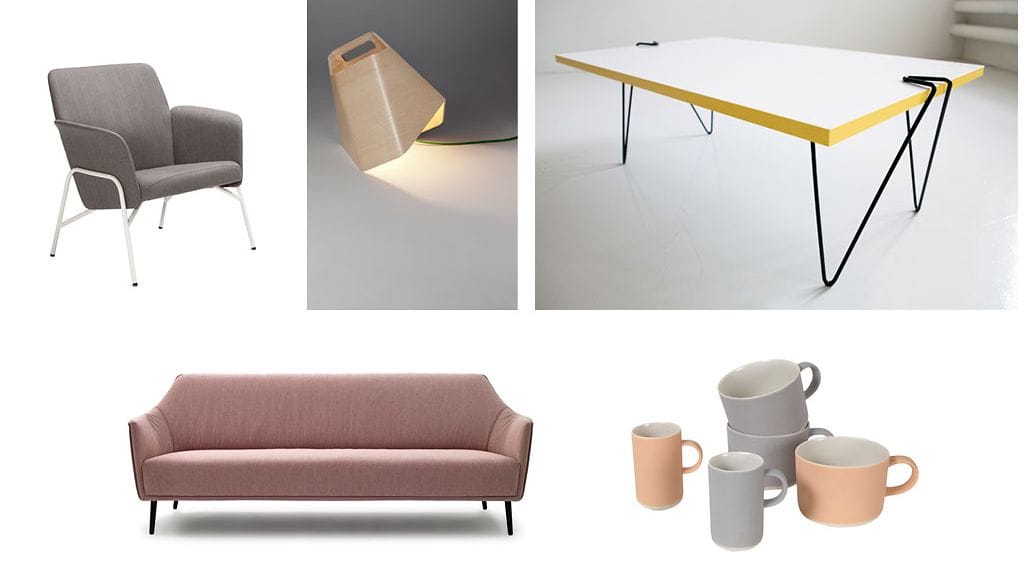 Inno Taivu-tuoli, Innolux Alma-valaisin, POP table snow white, Adea Ell-sohva, Nathalie Lahdenmäki for Lokal