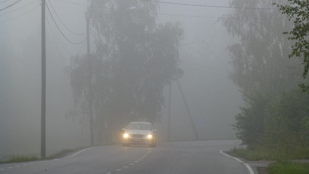 Sumua Tuusulassa aamulla 10. syyskuuta 2014. Kuvituskuva.