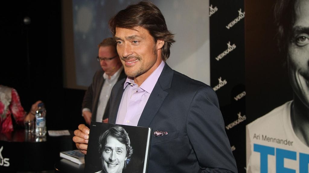Teemu Selänne Teemu-kirjan julkistamistilaisuudessa 18.09.2014.