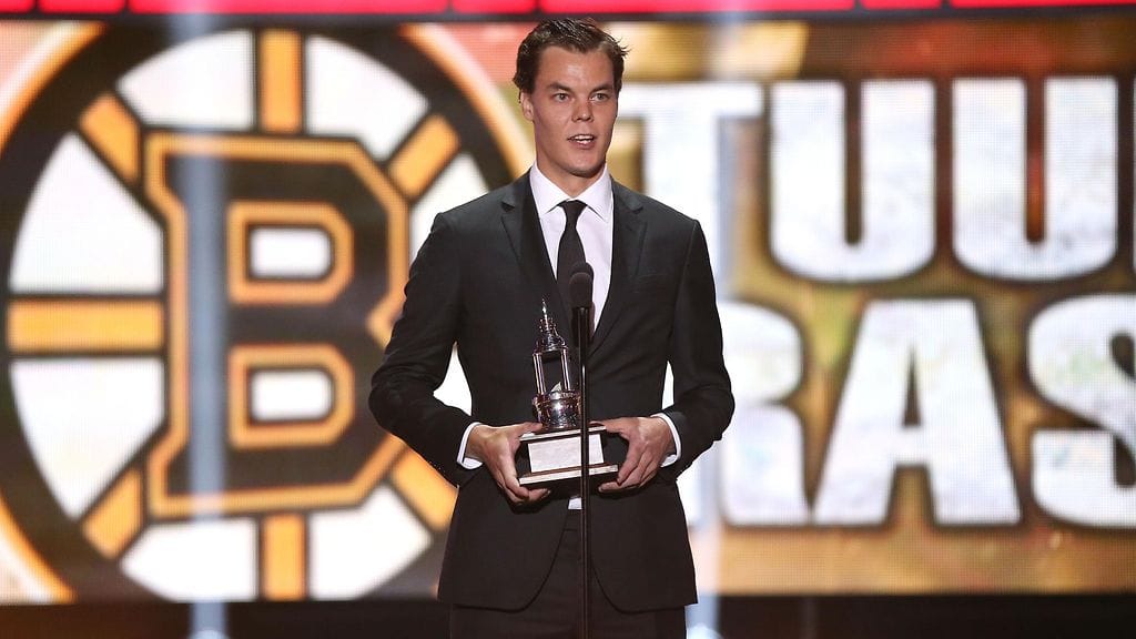 Tuukka Rask ja kauden 2013-14 Vezina Trophy.