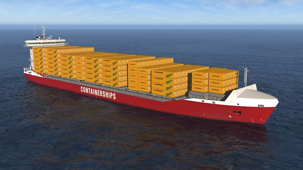 Kuvituskuva rahtilaivasta.