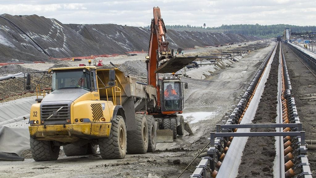 Talvivaara Sotkamo myydään brittiläiselle sijoitusyhtiölle. Kuvassa Talvivaaran kaivoksella malminkuljetuslinja viime vuonna.
