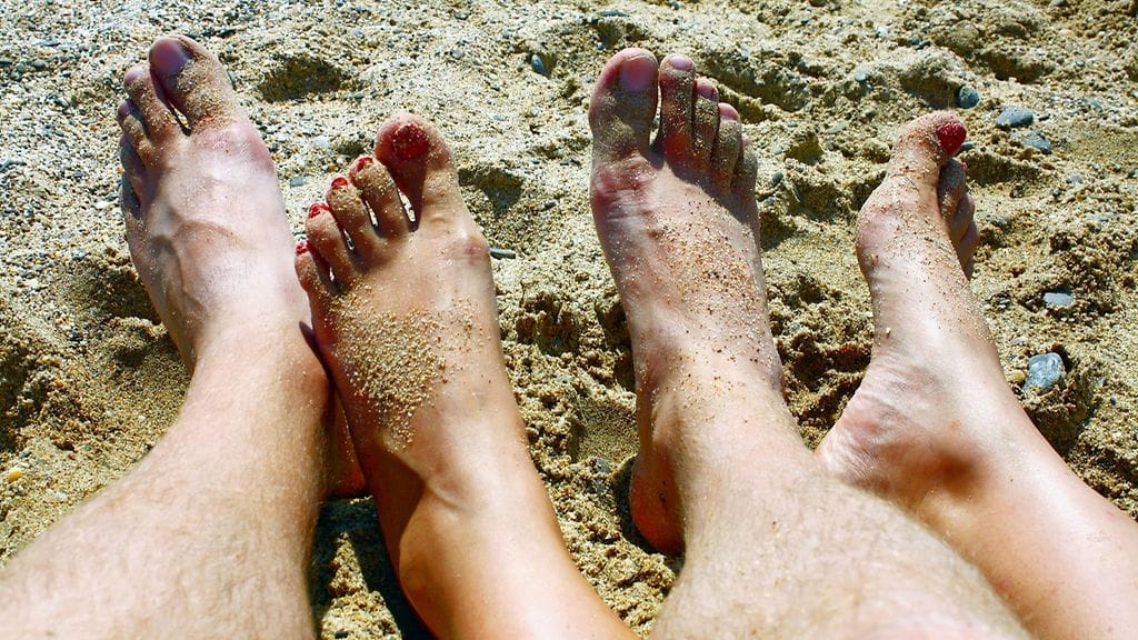 Naturistiti kokoontuvat sekä kesäisin että talvisin. Kuvituskuva.