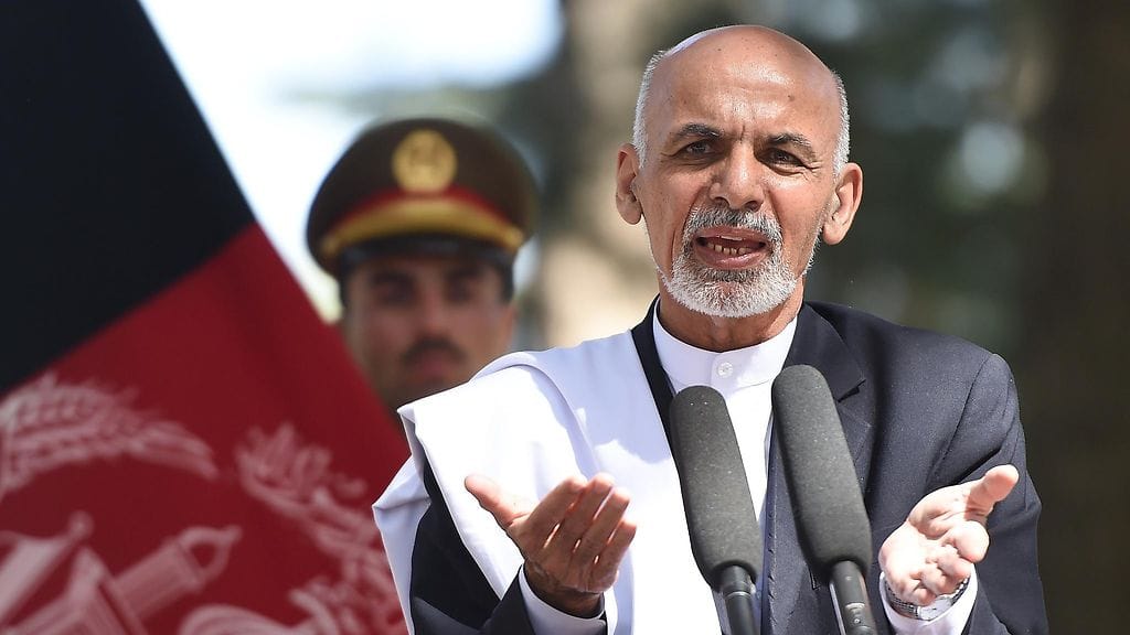 Afganistan presidentti Ashraf Ghani.