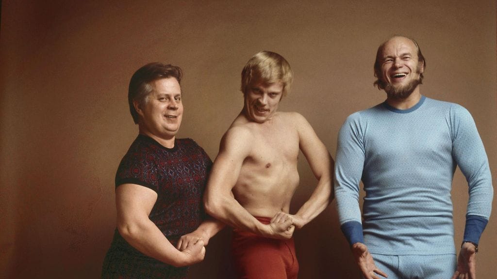 Vesa-Matti Loiri, Simo Salminen ja Spede Pasanen vuonna 1971.