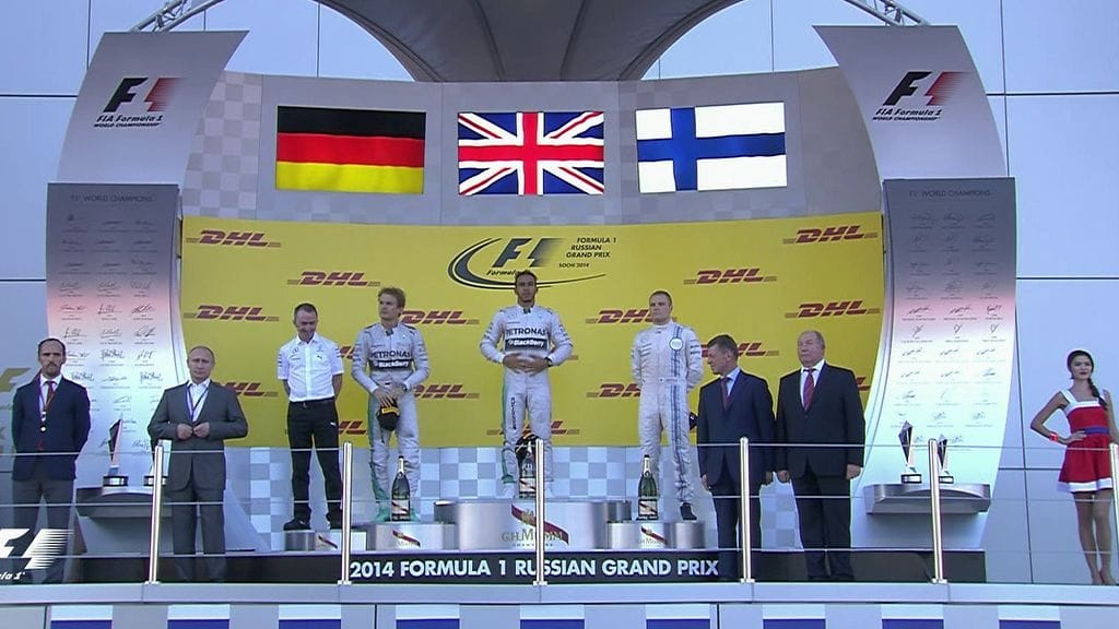 Venäjän GP:n palkintokolmikko