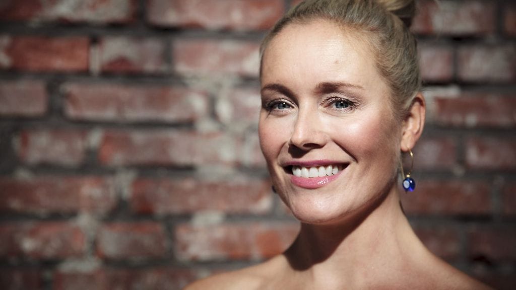 Anne Kukkohovi MTV3:n syksyn lifestyle-ohjelman tiedotustilaisuudessa Helsingissä keskiviikkona 20. elokuuta 2014.