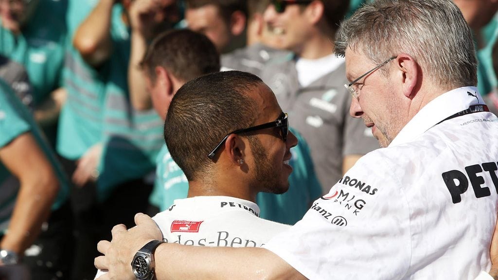 Ross Brawn loi pohjan Lewis Hamiltonin ja Mercedeksen menestykselle.