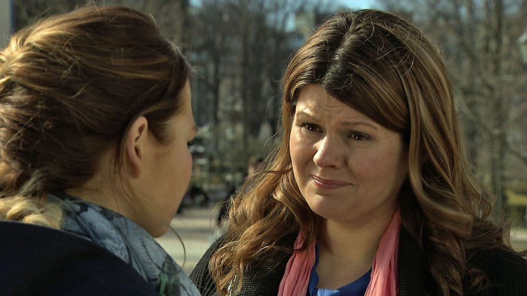 Salatut elämät - Iida ja Jutta (Rosa Rusanen ja Maarit Poussa).