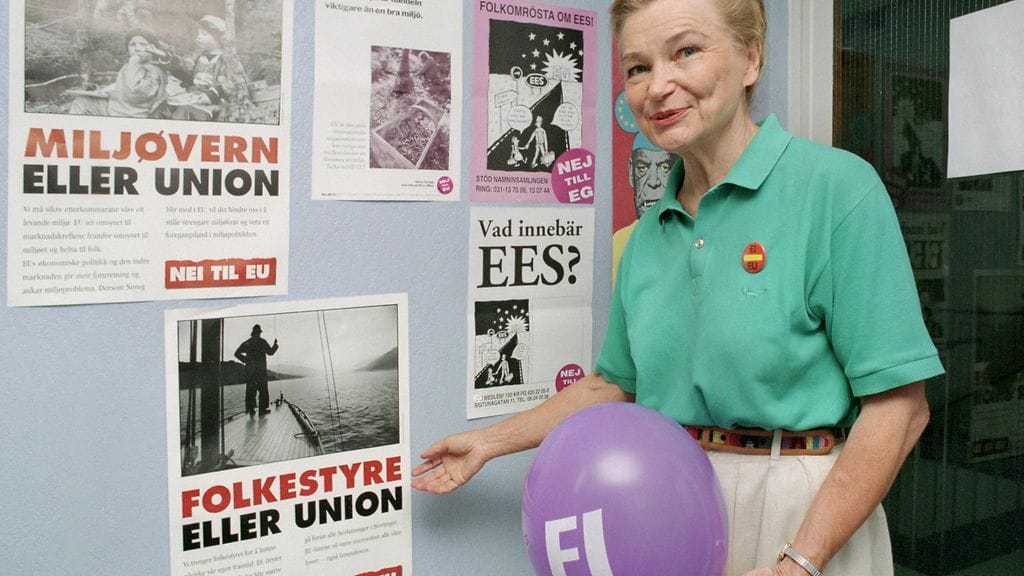 Suomen YK-liiton entinen pääsihteeri Hilkka Pietilä 10. elokuuta 1994.