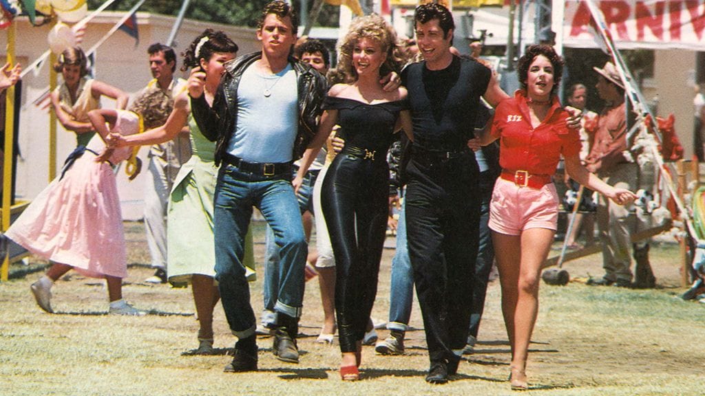 Grease-Olivia-Newton-John,-John-Travolta-1978