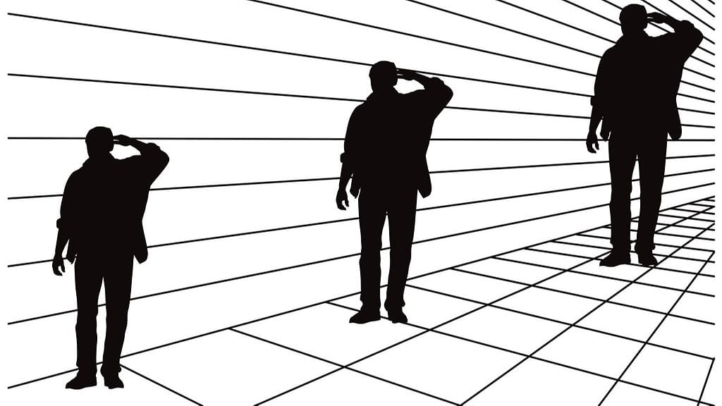 Usko tai älä, mutta tämän vektorigrafiikan hahmot ovat saman kokoisia.