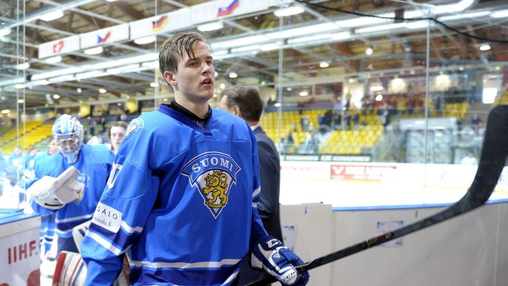 Teemu Lämsä alle 18-vuotiaiden MM-kisoissa huhtikuussa 2014.