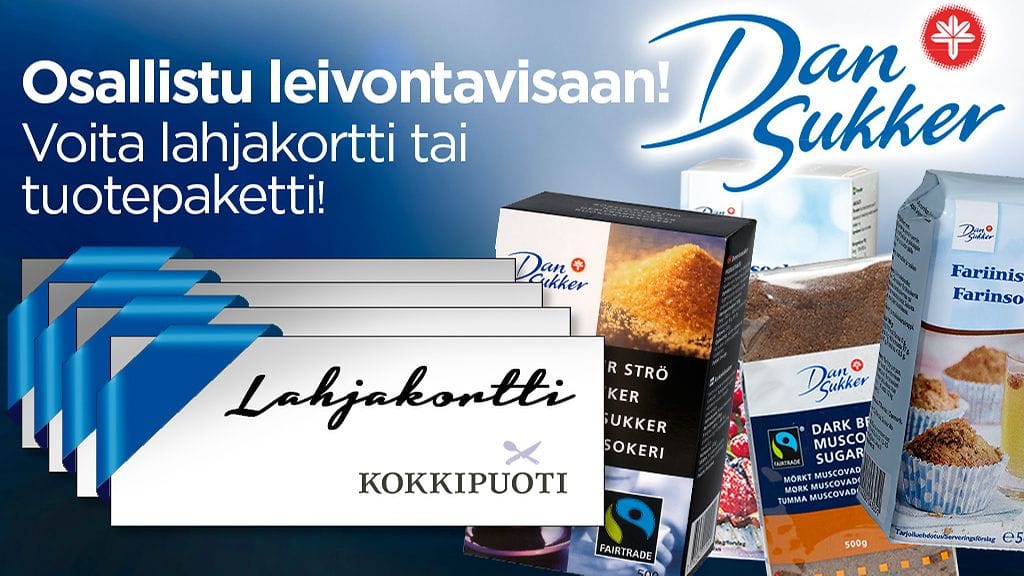 Dansukker leivontavisa palkintokuva