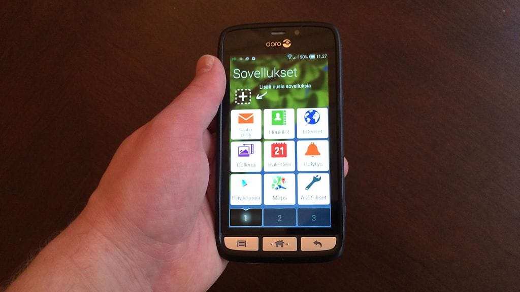 Doro Liberto 820 on helppokäyttöinen älypuhelin
