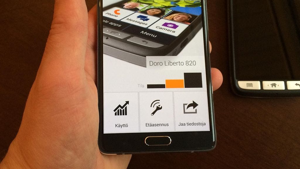 My Doro Manager -sovellus Samsung Galaxy Note 4-puhelimessa