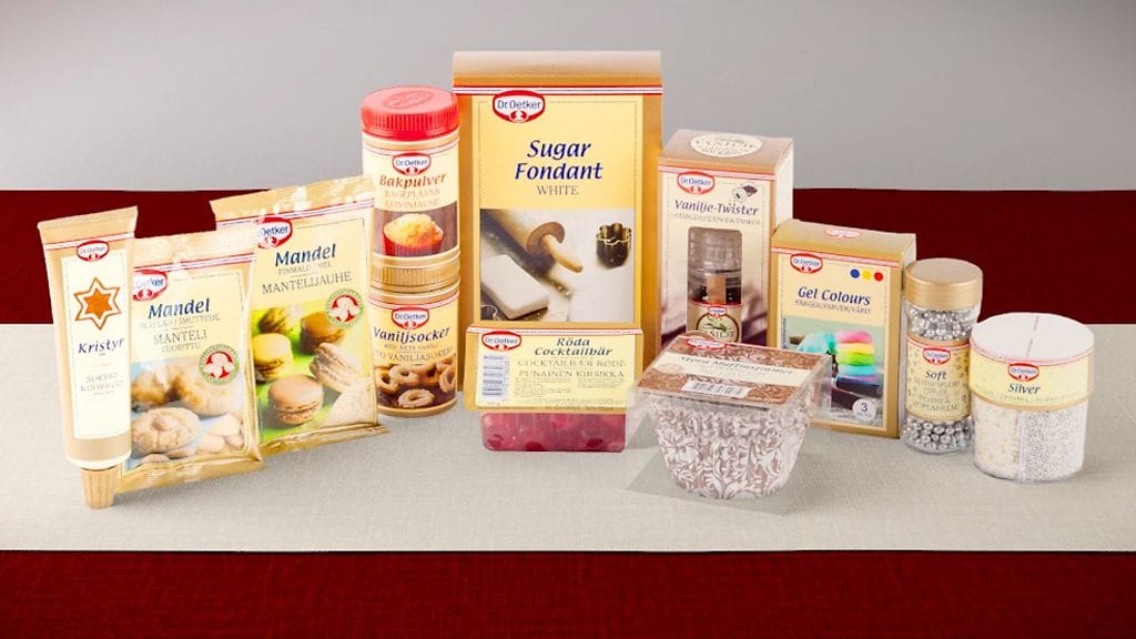 Dr Oetker -tuotteet