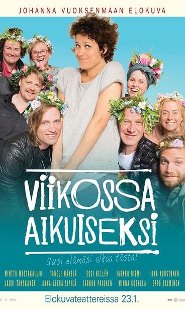 Viikossa aikuiseksi -juliste