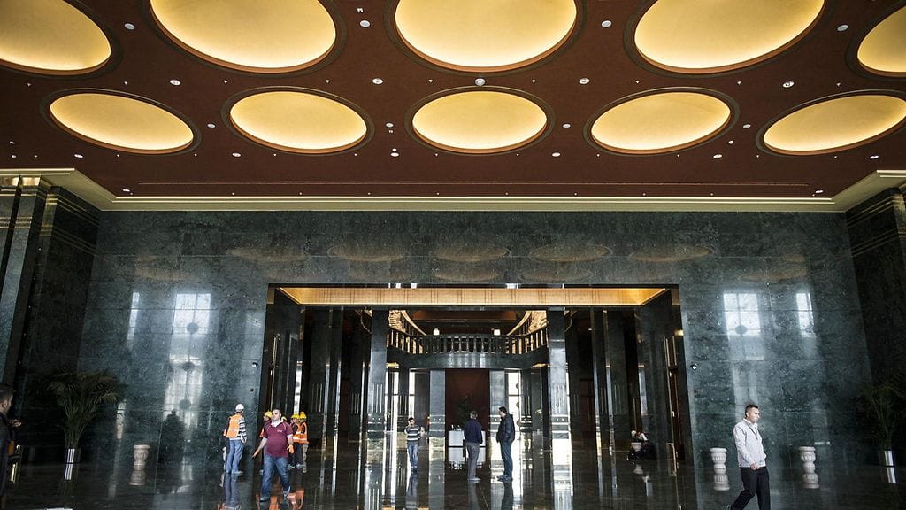 Turkki presidentinpalatsi valkoinen palatsi