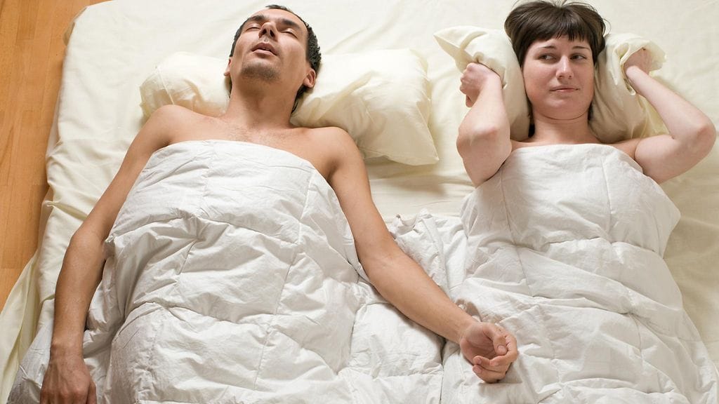 Häiritseekö kuorsaus untasi? Kuvituskuva.