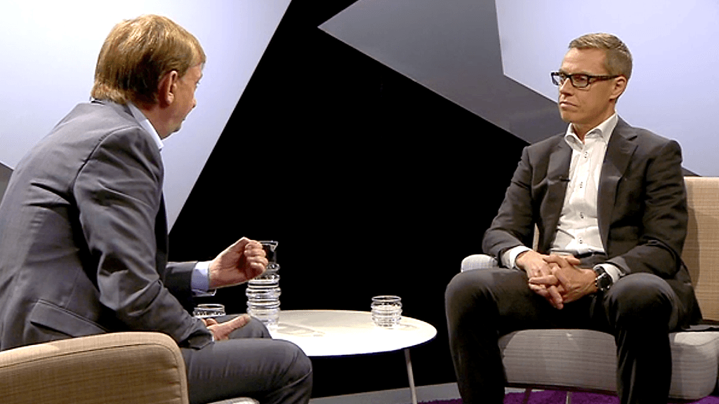 Pääministeri Alexander Stubbin haastattelu nähdään Hjallis Harkimon ohjelmassa tänä iltana.