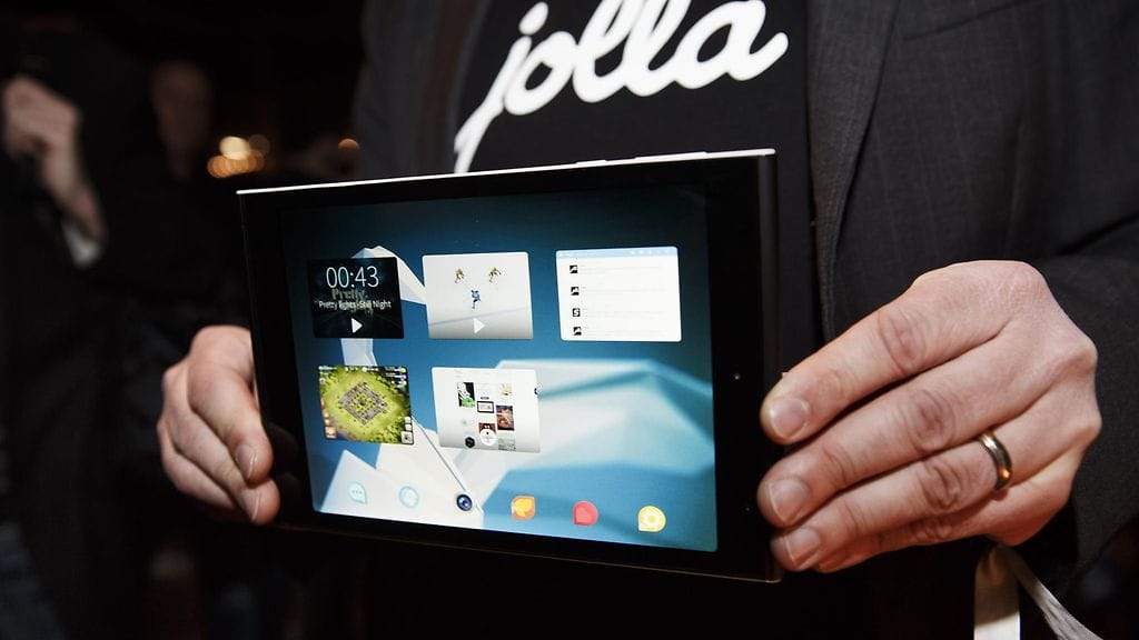 Jollan tabletti esiteltiin Slushissa vuonna 2015.
