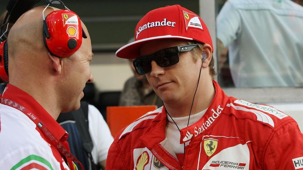 Kimi Räikkönen ja Mark Arnall ovat pitkäaikainen työpari formula ykkösissä.
