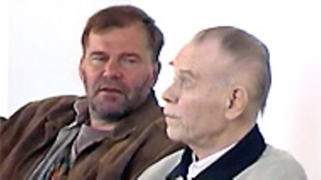 Näyttelijä Kai Lehtinen ja kirjailija Veikko Huovinen