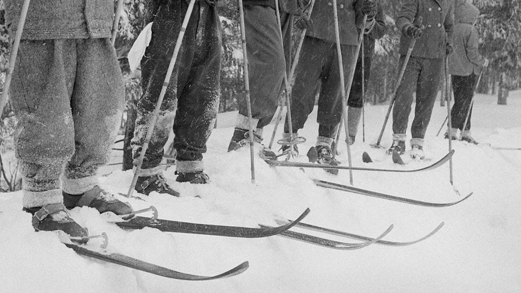 Pälkähästä pääseminen liittyy suksiin.