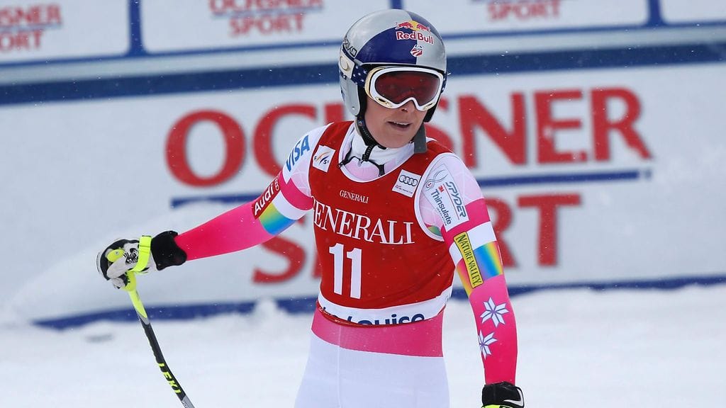 Lindsey Vonn oli paluukisassaan kahdeksas.