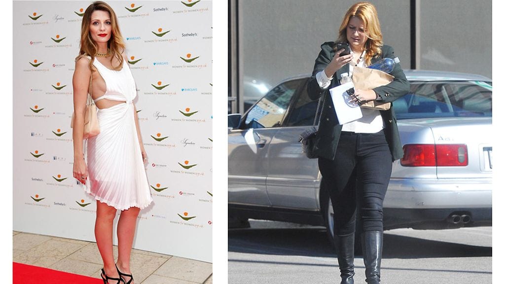 Mischa Barton vuonna 2013 ja vuonna 2014.