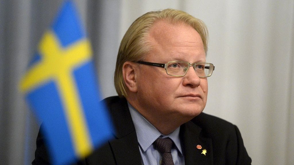 Ruotsin puolustusministeri Peter Hultqvist.
