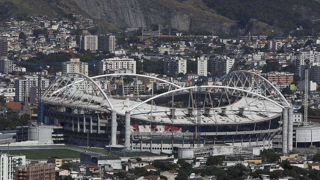 Rion olympialaisten pääpaikka Joao Havelange -stadion.