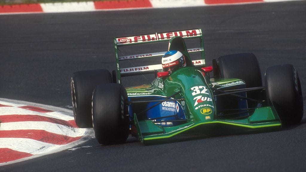 Michael Schumacher teki F1-debyyttinsä Jordanilla Belgian GP:ssä elokuussa 1991.