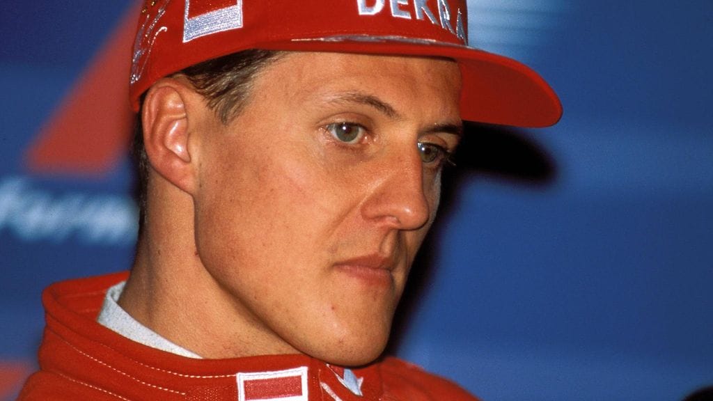 Michael Schumacher Ferrari-värityksissä.