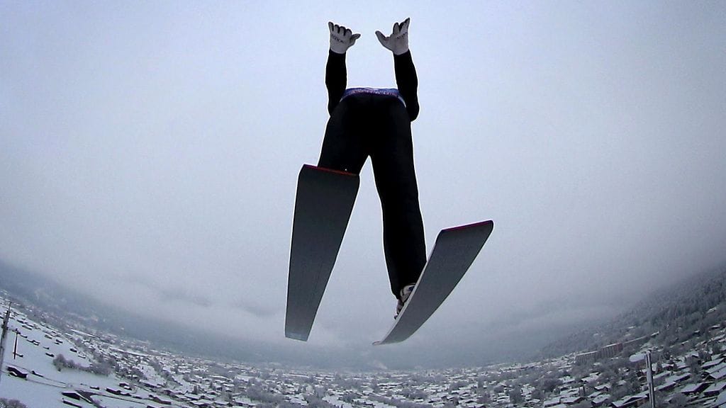 Mäkihyppy. Arkistokuva