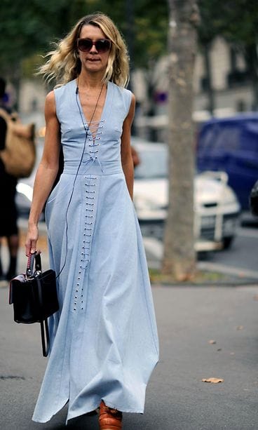 lace up, maksimekko, katutyyli