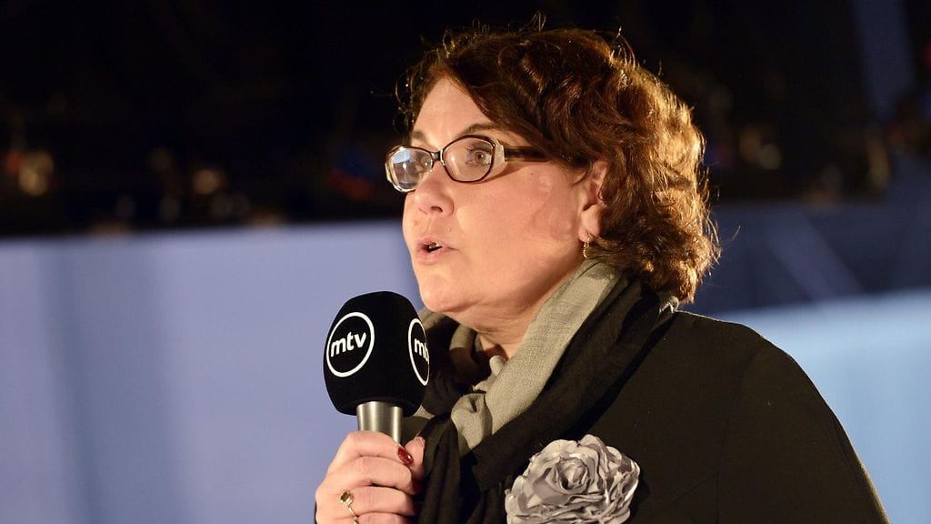 Päätoimittajien yhdistys (PTY) muistuttaa lausumassaan päätoimittajan asemasta. Kuvassa MTV Uutisten vastaava päätoimittaja, yhdistyksen I varapuheenjohtaja Merja Ylä-Anttila.