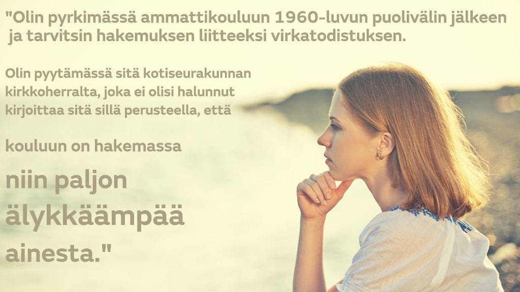 Lukijan tarina juttuun 2