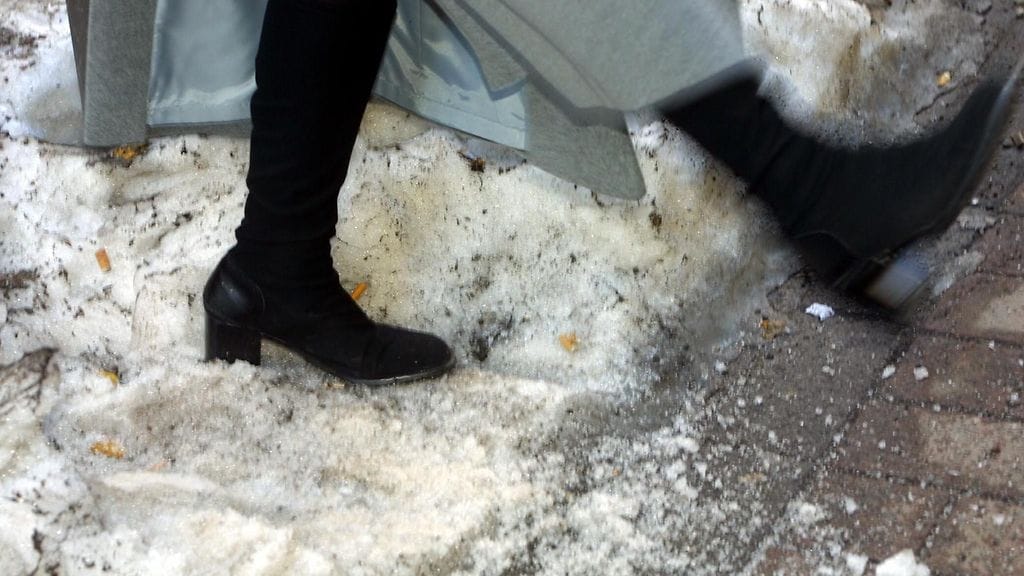 Joulu-tammikuu on ollut liukastumisista johtuvien tapaturmien kannalta pahaa aikaa.