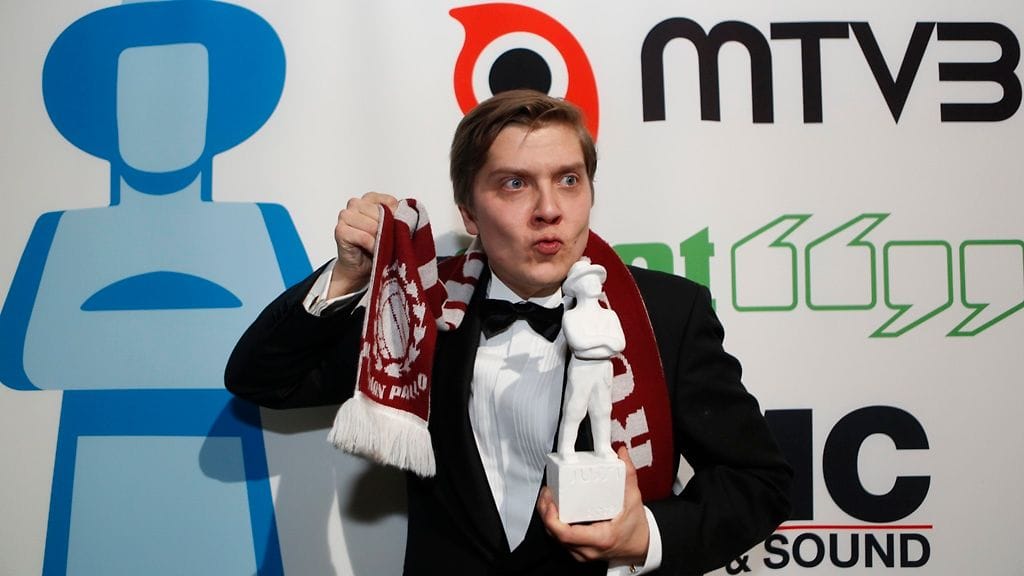 Eero Ritala palkittiin Jussi-gaalassa.
