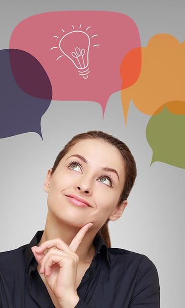 Nainen ideoi
