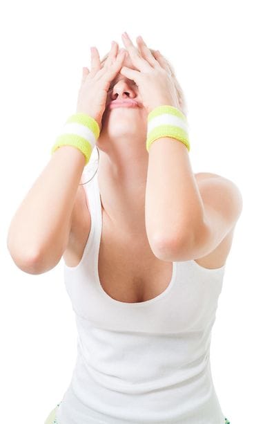 Nainen vihaa liikuntaa