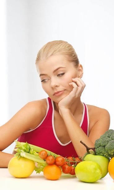 Naista ei huvita syödä hedelmiä