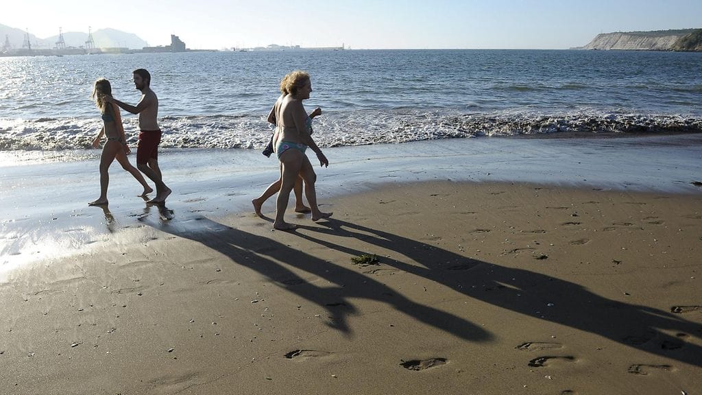 Negurin ranta Bilbaossa, Espanjassa maanantaina 1. syyskuuta  2014. Arkistokuva.